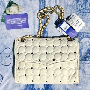 Rebecca Minkoff Circle Quilted Studded Affair NWT